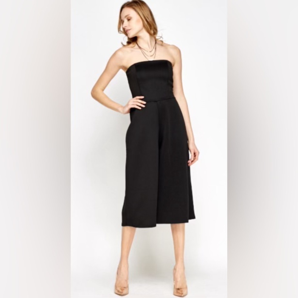 NWT MISSGUIDED BANDEAU WIDE-LEG JUMPSUIT SIZE US 20
